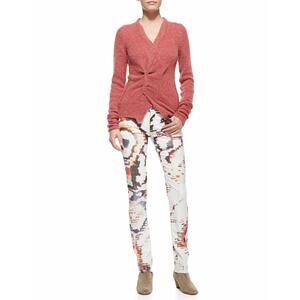 Isabel Marant Etoile Slim Multi-Color Tie-Dye Reilly Printed Jeans Trousers 38/8